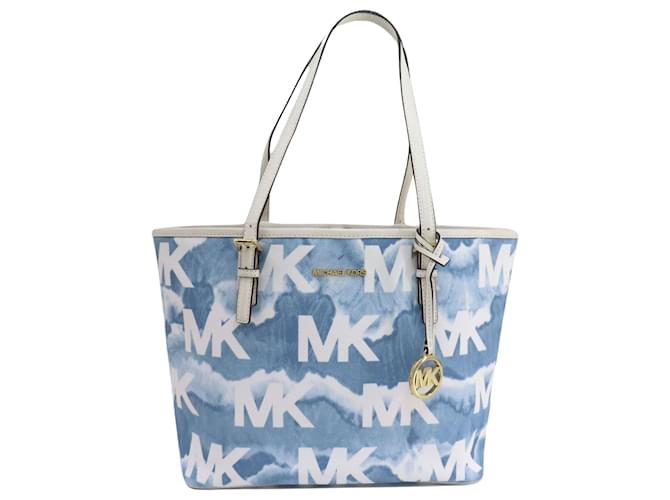 Michael Kors Jet Set Toile Bleu  ref.1449843