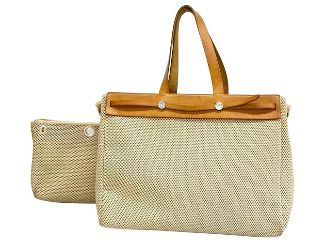 Hermès Herbag Beige