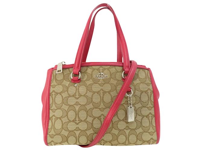 Coach Signature Beige Cloth  ref.1449877