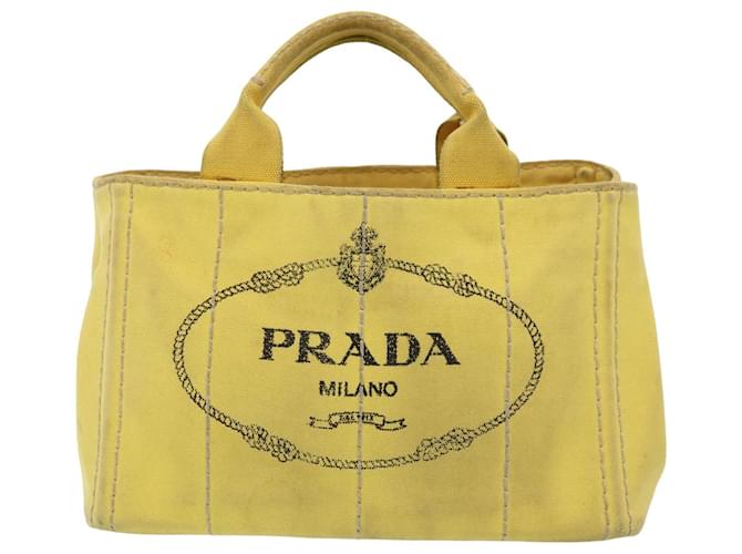 Prada Canapa Yellow Cloth  ref.1449905