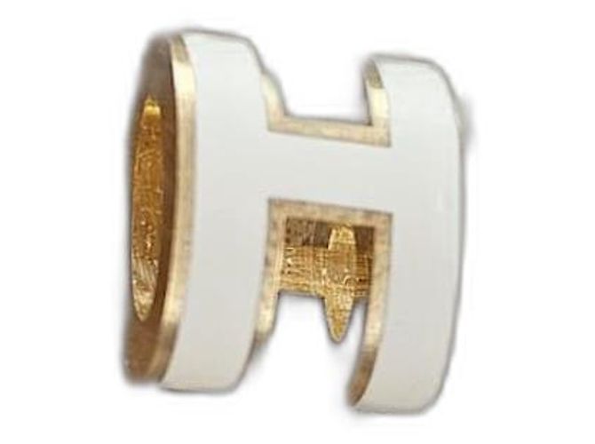 Pendentif Hermès mini pop Blanc cassé