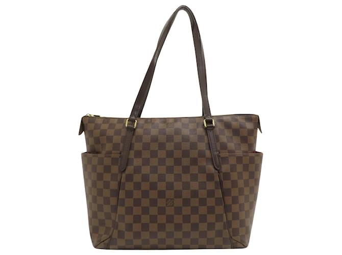 Louis Vuitton Totally Braun Leinwand  ref.1449932