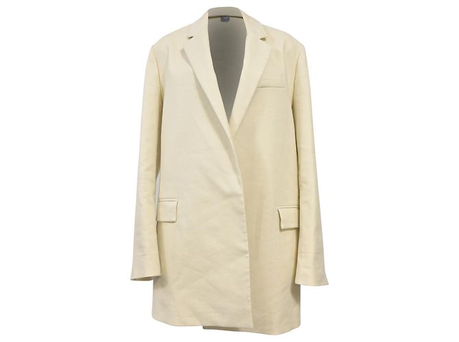 Blazer Joseph Julia em linho ecru Branco