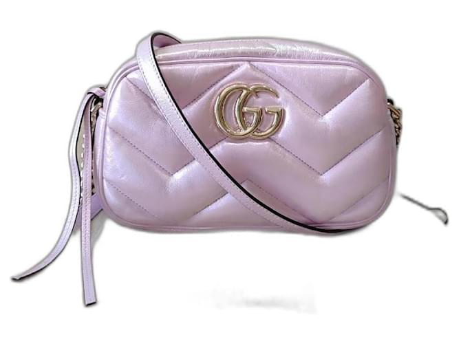 Marmont Gucci Marmotte iridescente Cuir Rose  ref.1451938