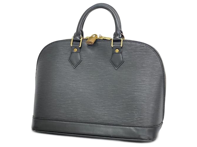 Louis Vuitton Epi Alma Handbag Black  ref.1452081