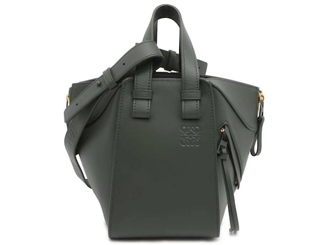 Borsa a mano Hammock Compact Loewe Verde Pelle  ref.1452318