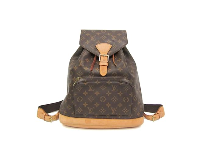 Zaino Montsouris GM Monogramma Louis Vuitton Pelle verniciata  ref.1452475