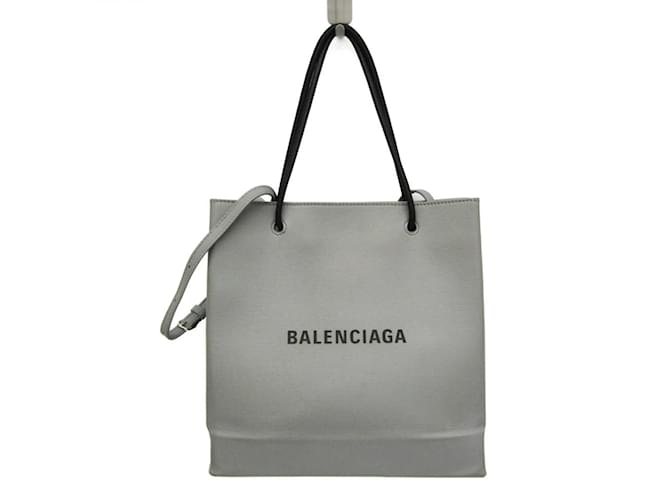 Everyday Sac de shopping Balenciaga S 568813 Cuir Marron Noir  ref.1452500