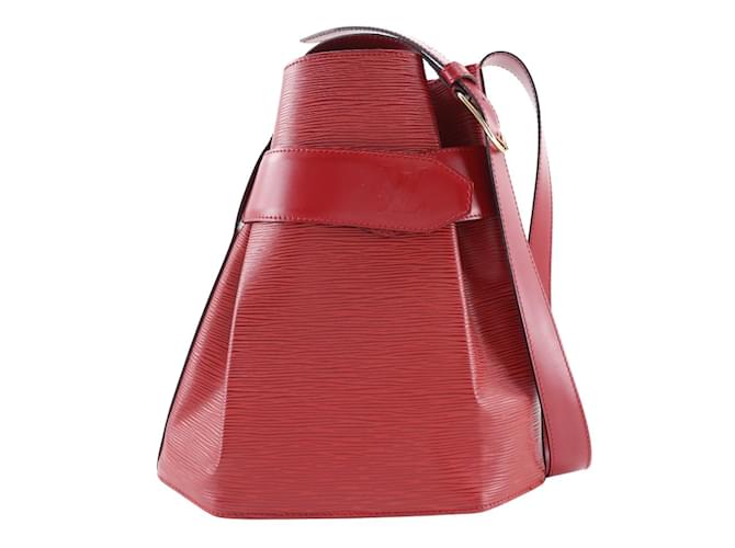 Louis Vuitton Sack de Paul Shoulder Bag Red Leather  ref.1452700