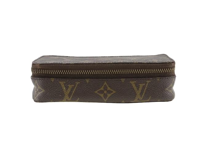 Louis Vuitton Posh Monte Carlo Pouch Case Brown Monogram Patent leather  ref.1452709