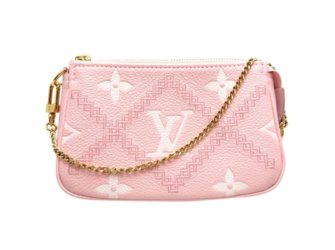 Pochette Accessoires Louis Vuitton en Rosa Castaño Lienzo  ref.1452816