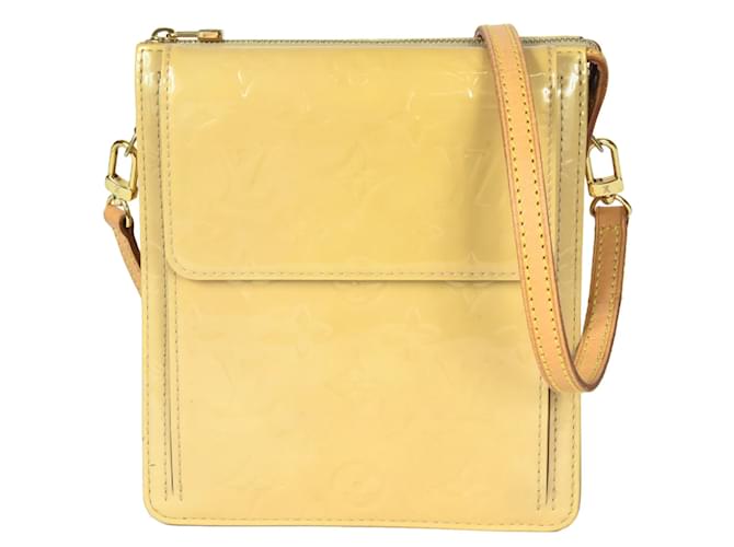 Bolso de Hombro Motto Louis Vuitton Amarillo Charol  ref.1452856