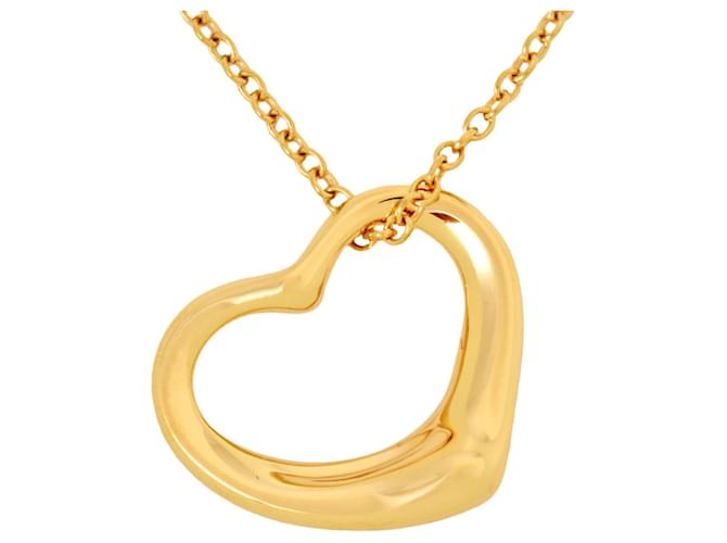 Tiffany & Co. Elsa Peretti Open Heart Necklace Yellow gold  ref.1452857