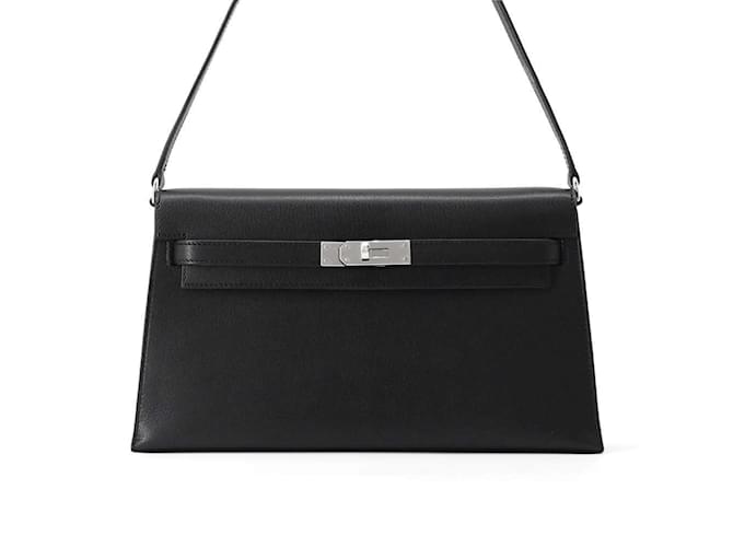 Hermès Hermes Kelly Elan Black Clutch Bag  ref.1452891