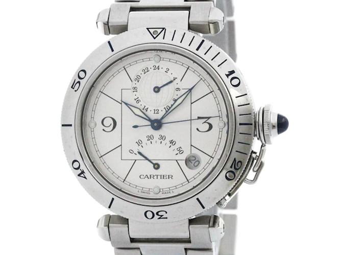 Cartier Pasha 38 GMT Power Reserve Automatic Watch  ref.1452992