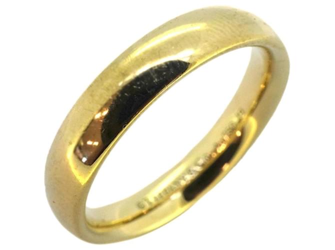 Tiffany & Co Tiffany K18YG Yellow Gold Band Ring Golden  ref.1453008