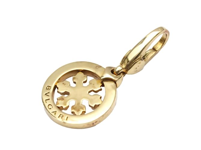 Bulgari Bvlgari Tondo Snowflake Charm Pendant Golden ref.1453047 Joli Closet