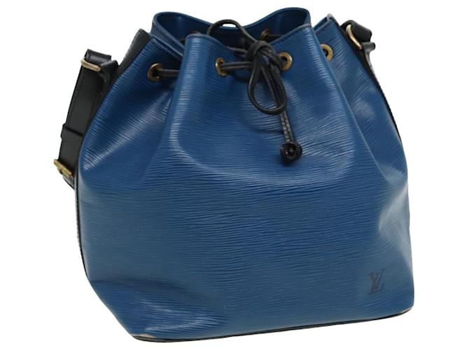 LOUIS VUITTON Epi Petit Noe Shoulder Bag By color Black Blue M44152 Auth yk13363 Leather  ref.1453201