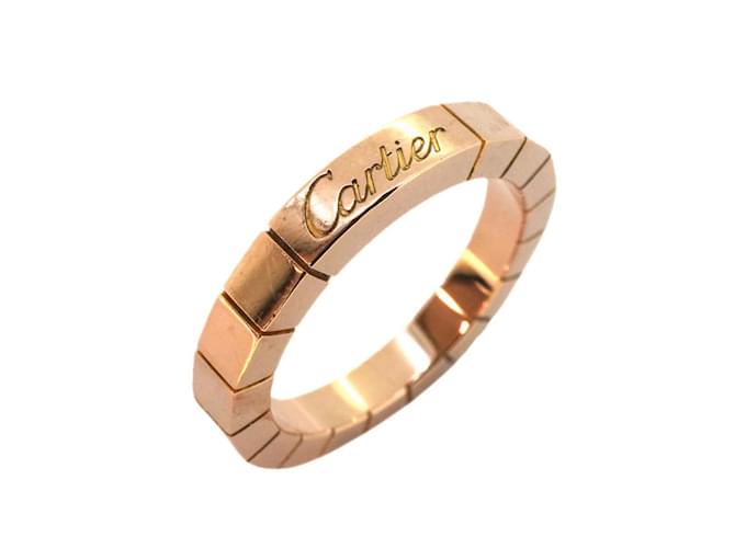 Cartier K18PG Pink Gold Band Ring for Women  ref.1453309