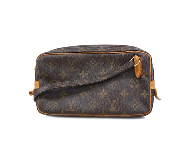 Louis Vuitton Monogram Pochette Marly Umhängetasche Braun ref 