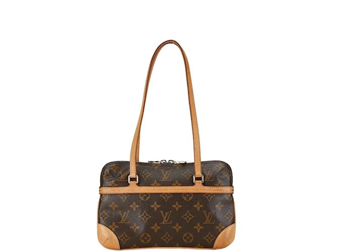 Louis Vuitton Monogram Coussin Handbag Brown Leather Plastic  ref.1453399