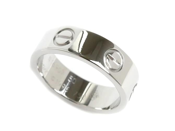 Cartier K18WG White Gold Love Ring  ref.1453417