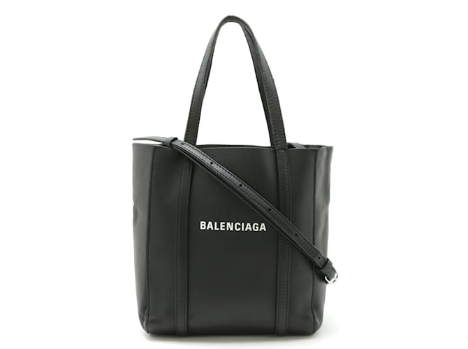 Sac Balenciaga Everyday Tote XXS Cuir Noir  ref.1453601