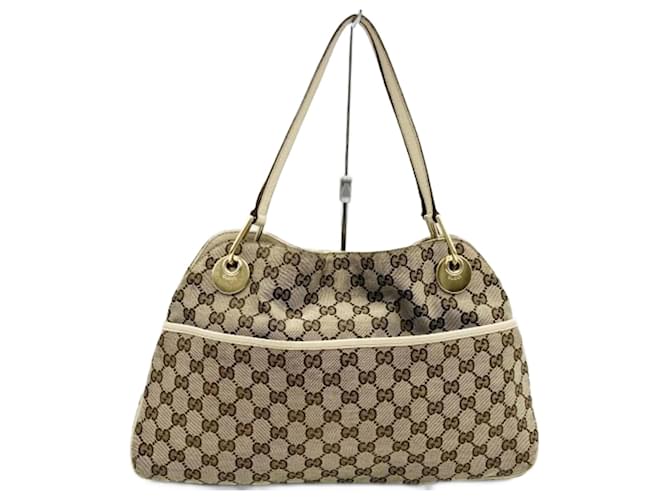 Bolso de Hombro Gucci Eclipse GG Line Castaño Lienzo  ref.1453619