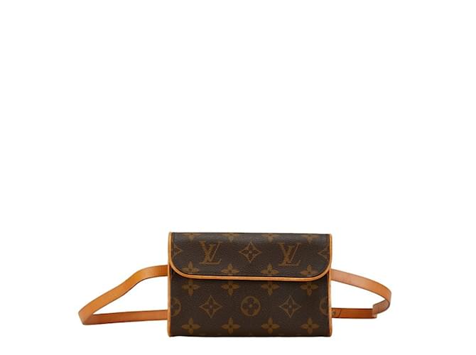 Sac à dos Florentine Monogram de Louis Vuitton Cuir Plastique Marron  ref.1453622