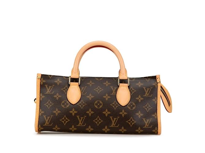 Louis Vuitton Monogram Popincourt Handbag Brown Leather Plastic  ref.1453677