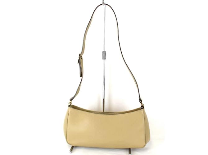 Bolso de Hombro Micro GG de Gucci Beige Cuero  ref.1453835