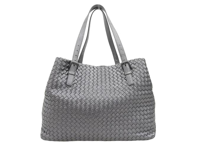 Bottega Veneta Intrecciato Tote Bag Metallic Leatherette  ref.1453851