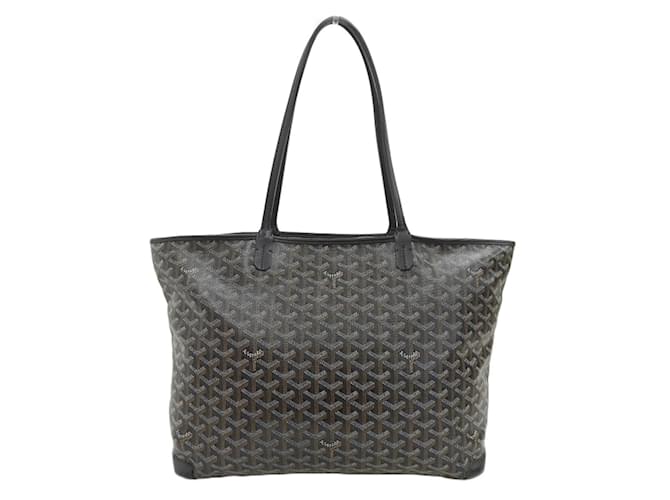 Sac tote Goyard Herringbone Artois MM Cuir Plastique Marron  ref.1453854