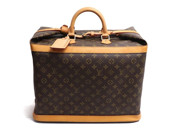 Sac Cruiser 45 Boston Monogram Louis Vuitton Cuir vernis Marron Monogramme  ref.1453889