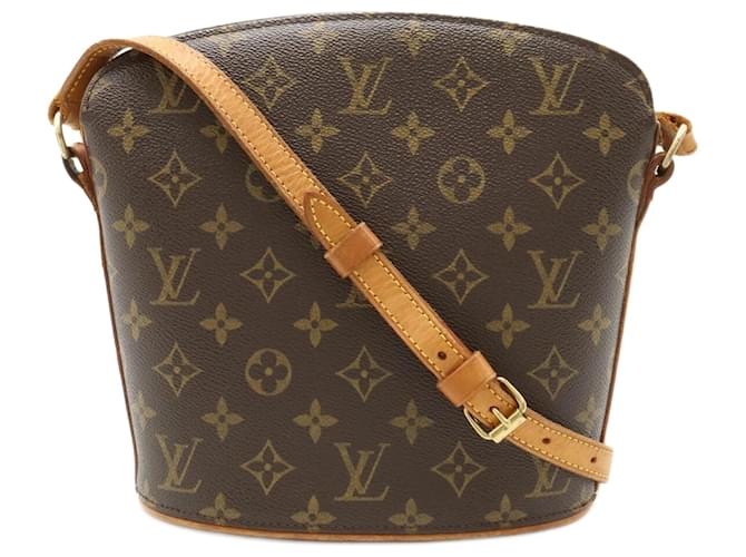 Sac à épaule Drouot Monogram Louis Vuitton Cuir vernis Monogramme  ref.1454079