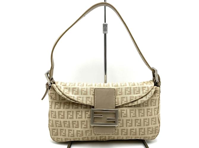 Zucchino Fendi Mamma Bucket Handbag Beige Cloth  ref.1454100