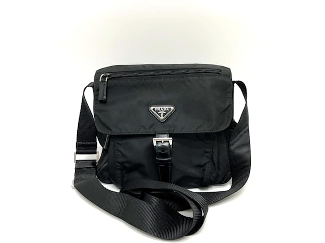 Prada Black Cloth Shoulder Bag  ref.1454151