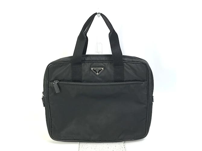 Prada Black Cloth Briefcase  ref.1454161