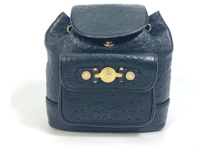 Versace Sunburst Backpack Black 