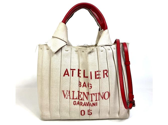 Borsa Valentino Garavani Atelier 2WAY Beige