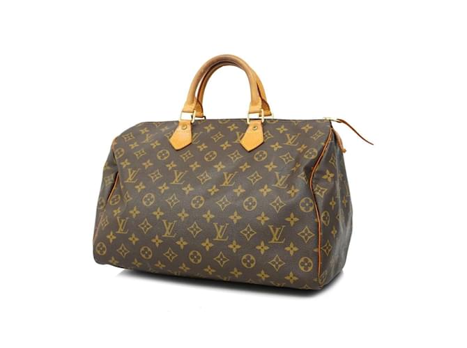 Louis Vuitton Monogram Speedy 35 Handtasche Braun ref.1454642 