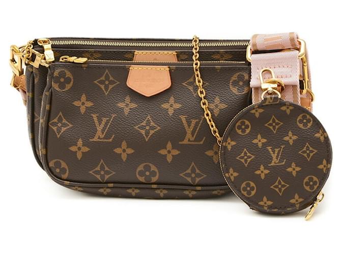 Accessorio Multi Pochette Monogram Louis Vuitton Rosa Monogramma Pelle verniciata  ref.1454713