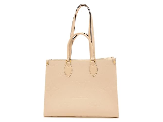 Sac tote On the Go MM Empreinte Louis Vuitton Toile  ref.1454732