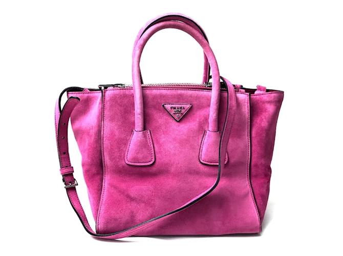 Bolsa de couro rosa Prada BN2625  ref.1454882