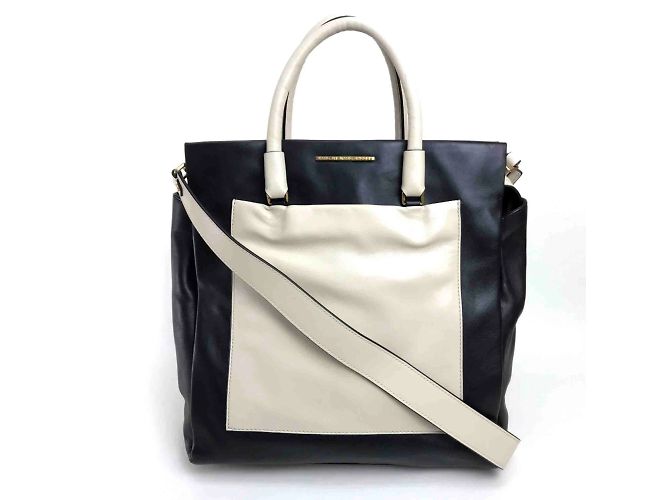 Bicolor Handtasche Marc by Marc Jacobs Schwarz