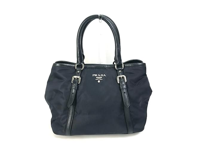 Tote Prada BN1841 Navy Handbag Navy blue  ref.1454919