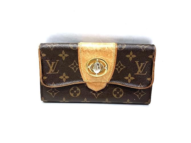 Portefeuille bi-fold Louis Vuitton Monogram Boetie Marron  ref.1454995