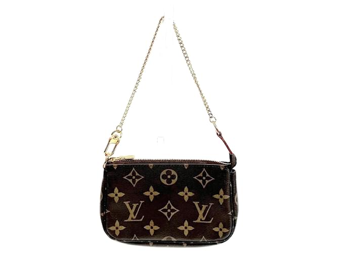 Sac à main Louis Vuitton Monogram Pochette Accessoires M58009 Marron  ref.1454997