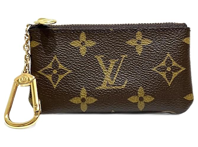 Louis Vuitton Monogram Pochette Cle M62650 Geldbörse/Münzcase 