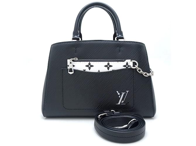Louis Vuitton Epi Marelle Tote BB M59952 Schwarz Leinwand ref  